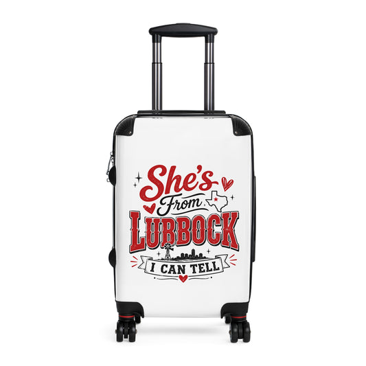 “She’s From Lubbock, I Can Tell” Suitcase