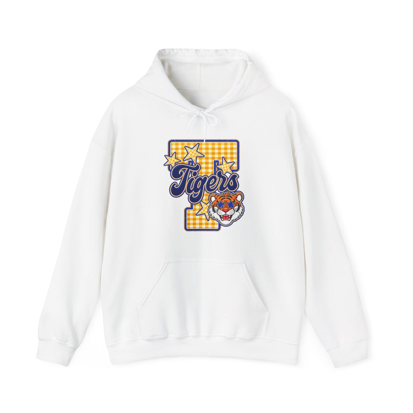 Frenship Tigers Gingham Hoodie