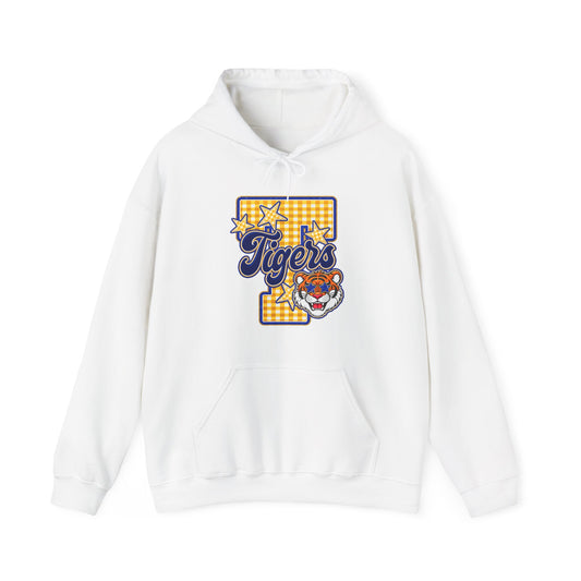 Frenship Tigers Gingham Hoodie