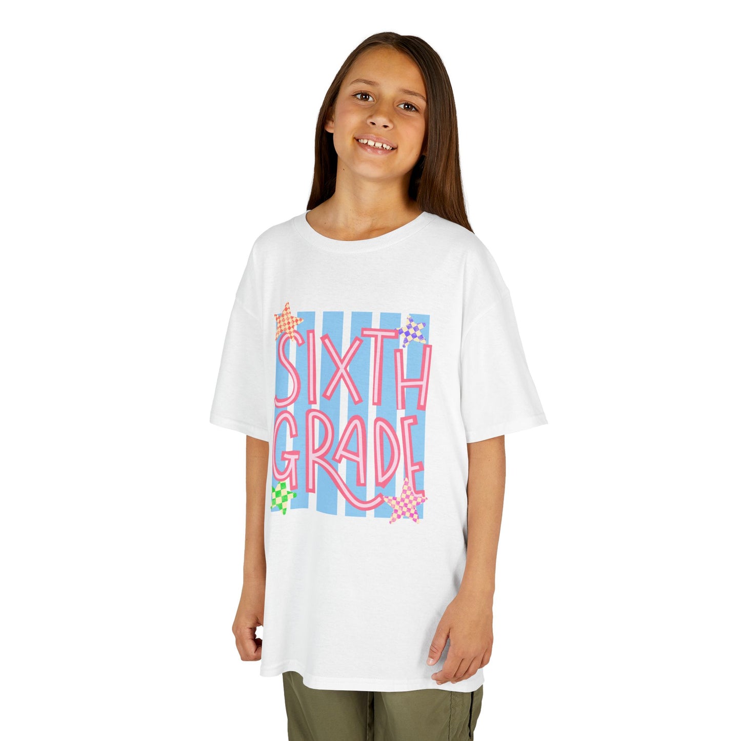 Sixth Grade Playful Back-to-School Tee