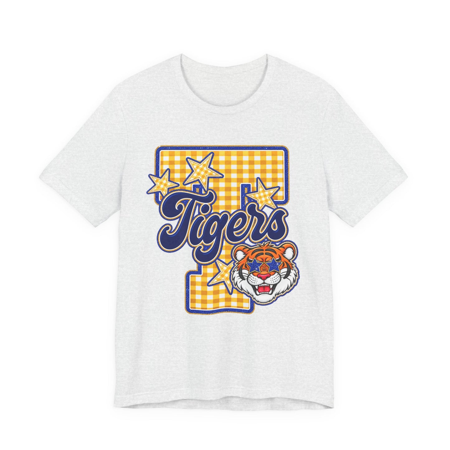 Frenship Tigers Gingham Tee