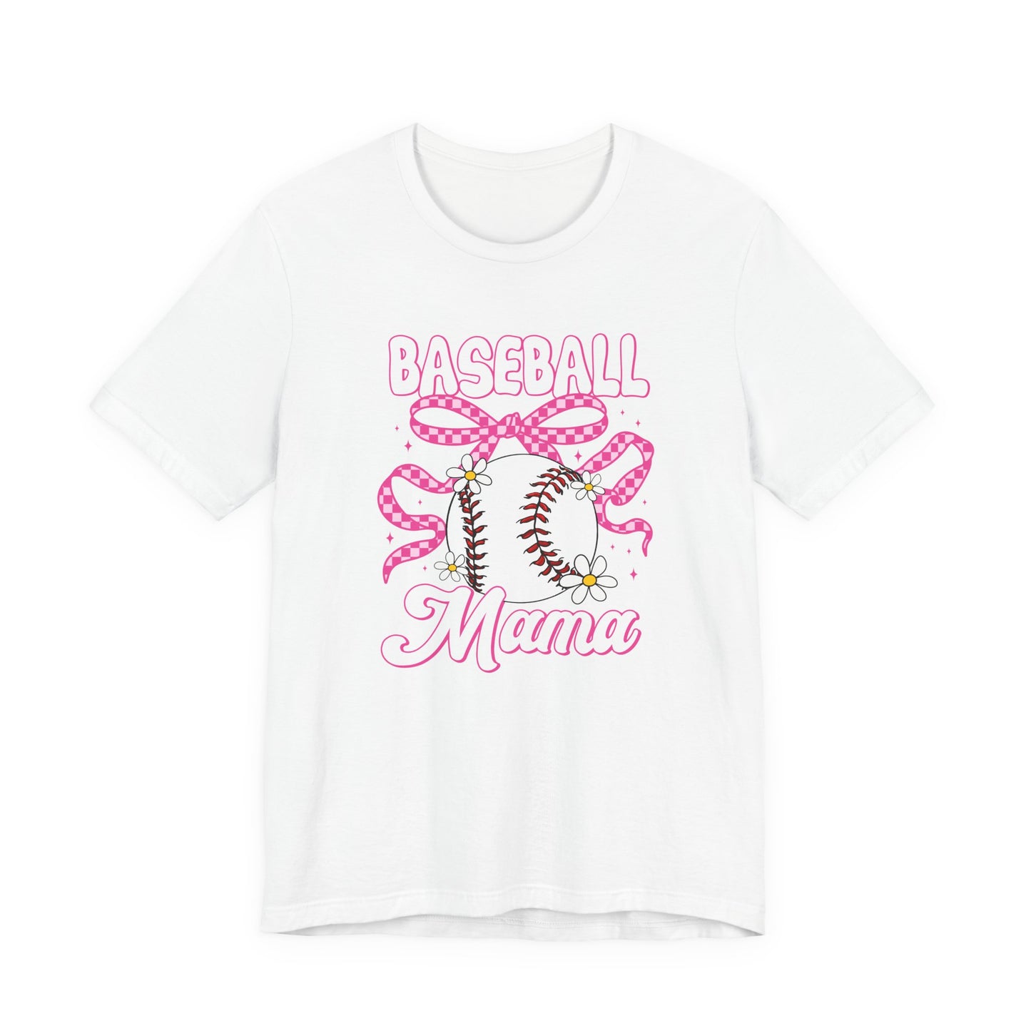 Pink Ribbon Baseball Mom Tee