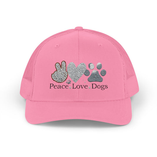 Peace Love Dogs Trucker Cap