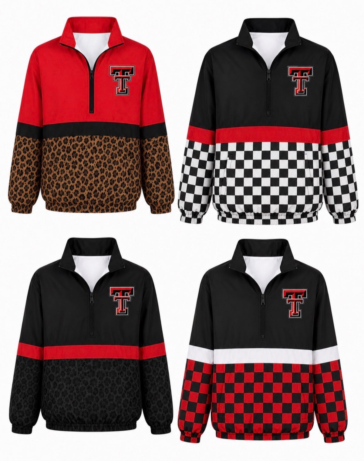 Custom Team Spirit Quarter-Zip Windbreaker