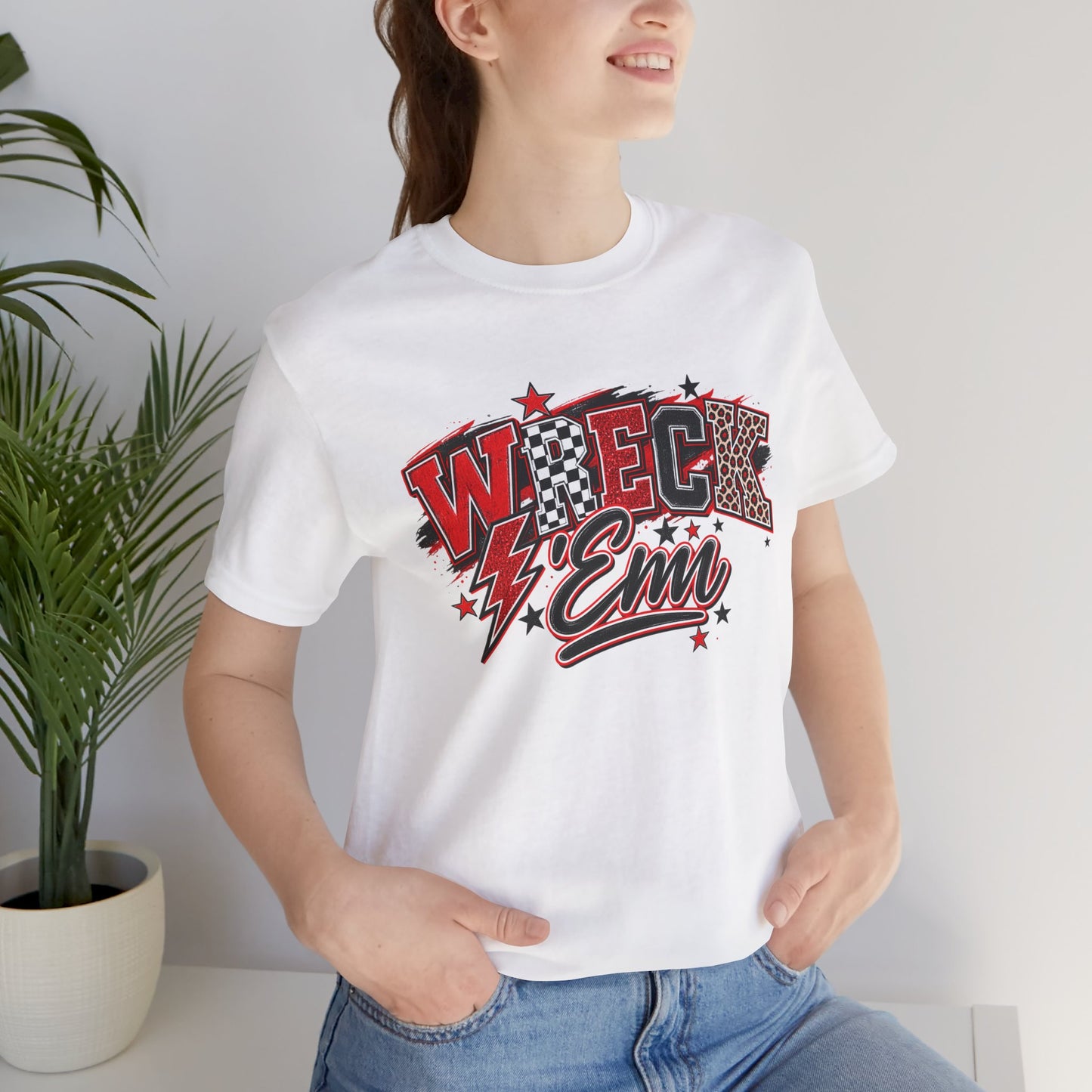 Wreck’em Lightening Bolt Tee