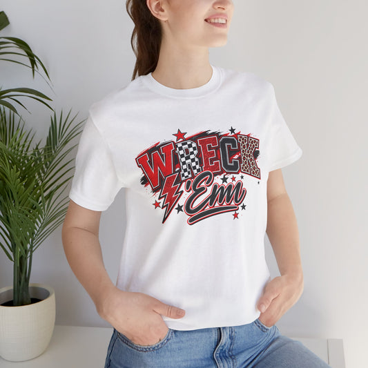 Wreck’em Lightening Bolt Tee