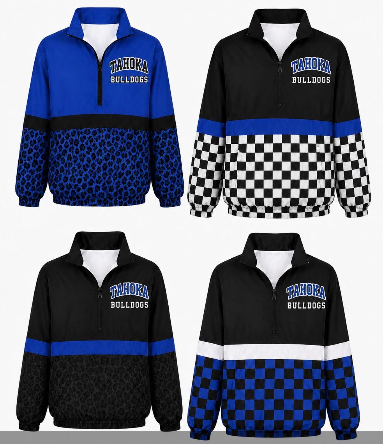 Custom Team Spirit Quarter-Zip Windbreaker