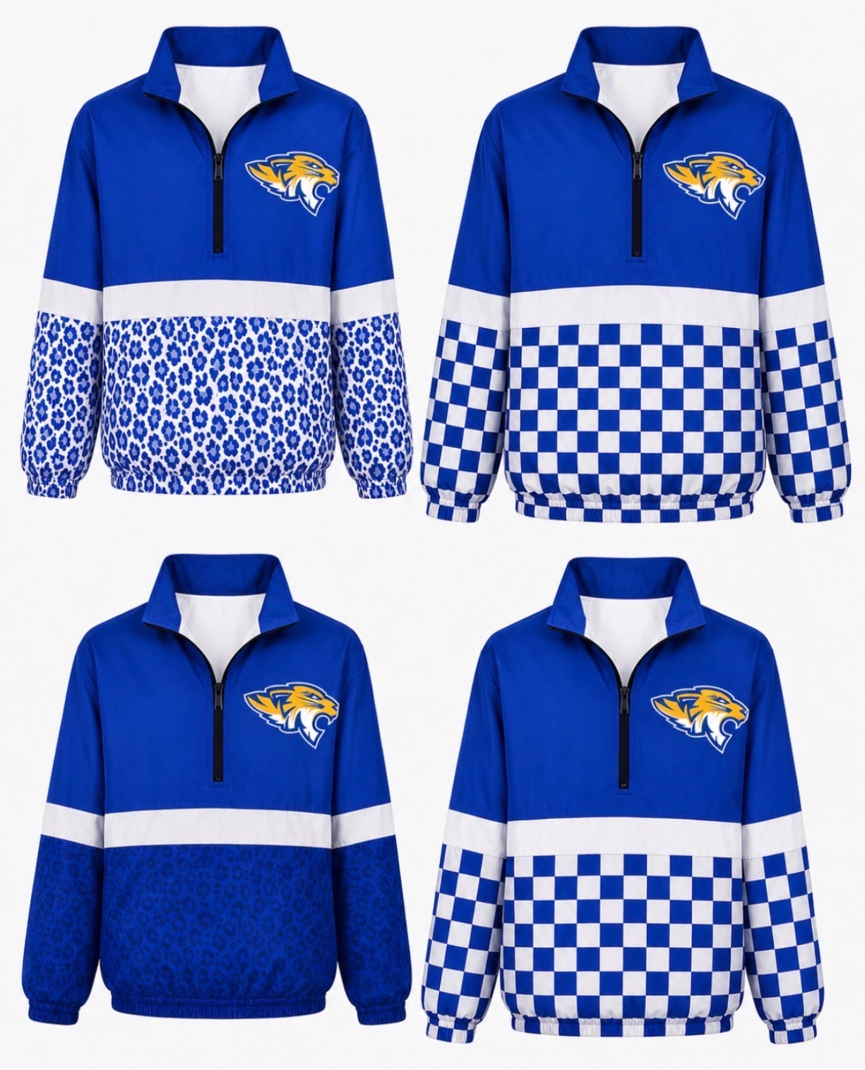 Custom Team Spirit Quarter-Zip Windbreaker