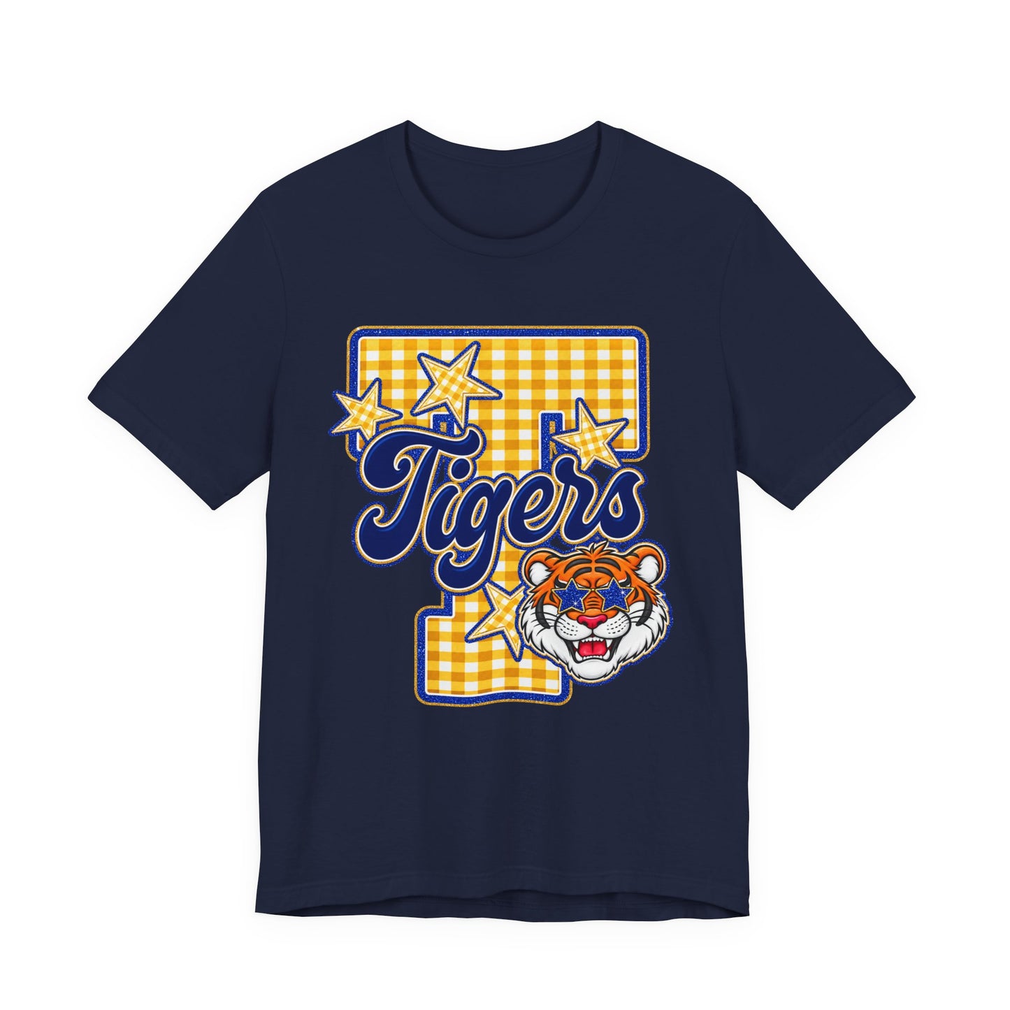 Frenship Tigers Gingham Tee