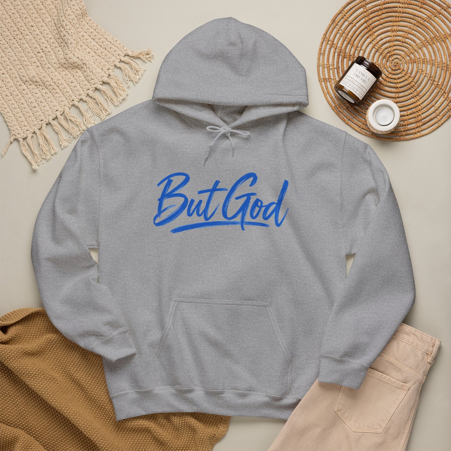 But God Hoodie - Blue
