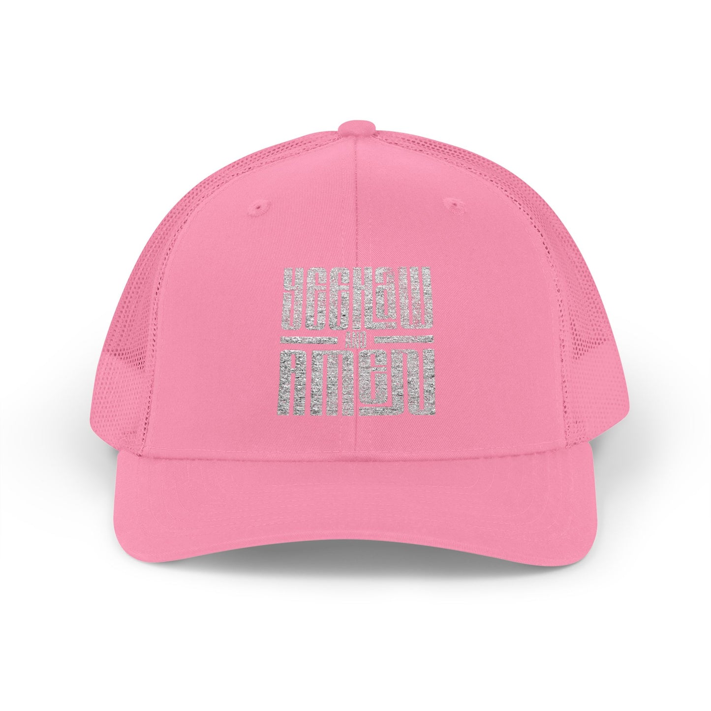Yeehaw and Amen Trucker Cap