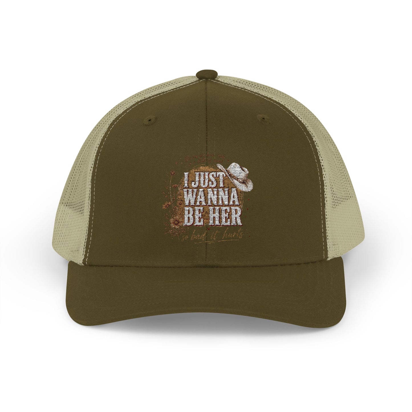 Rustic 'Just Wanna Be Her' Trucker Cap