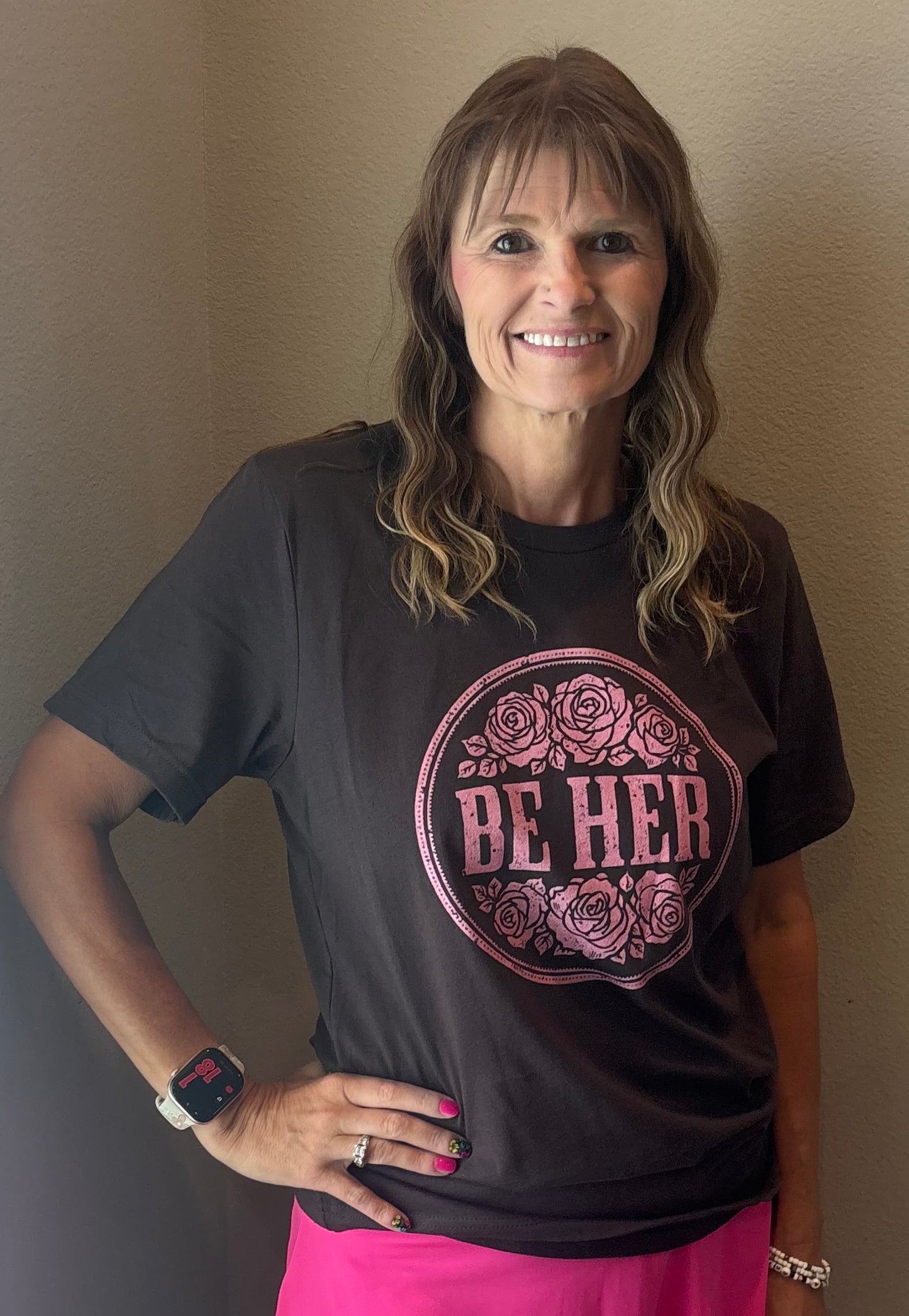 Be Her Floral Tee