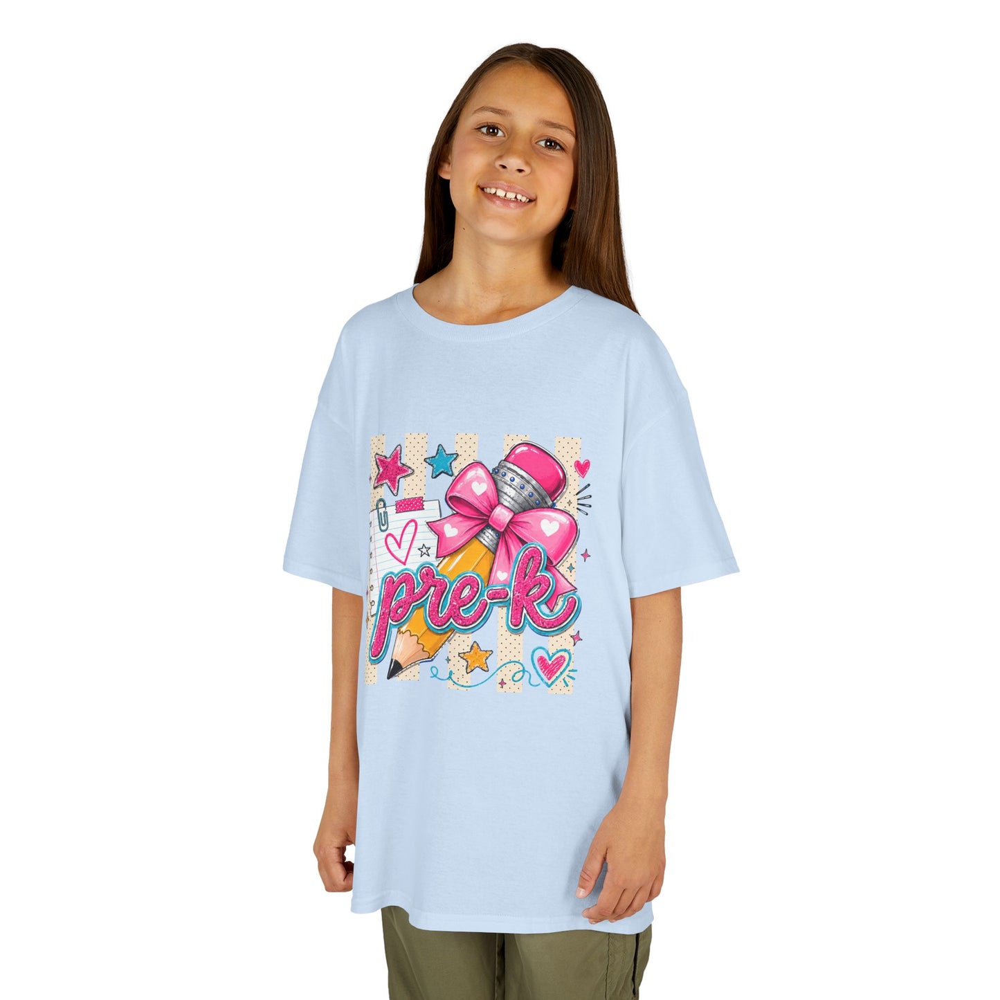 Pre-K Pink Bow Back-to-School Tee