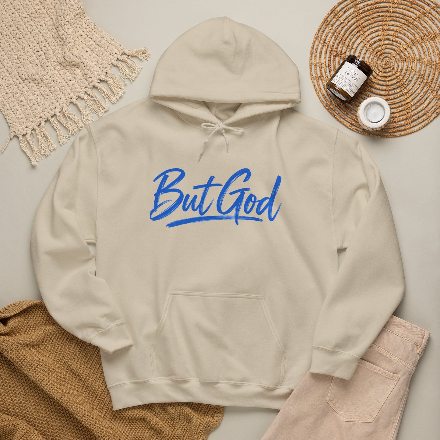 But God Hoodie - Blue