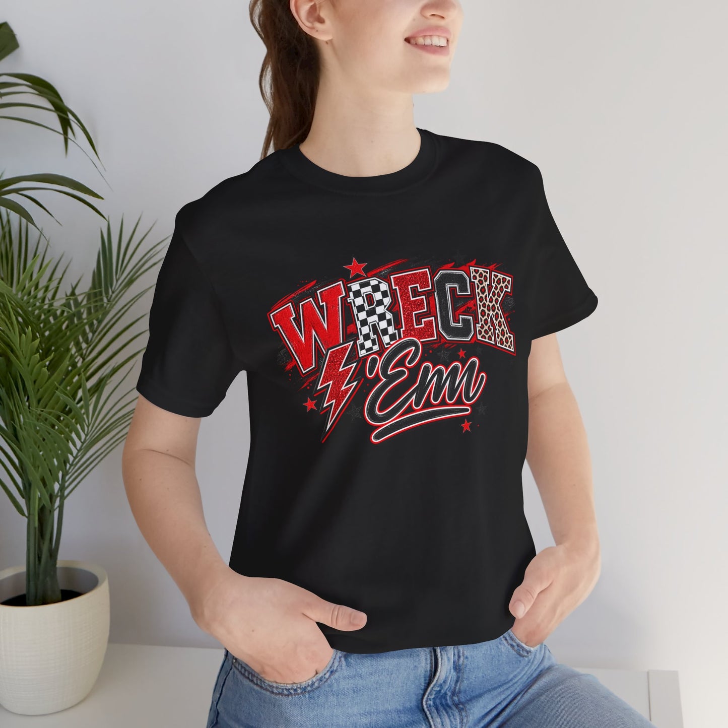 Wreck’em Lightening Bolt Tee