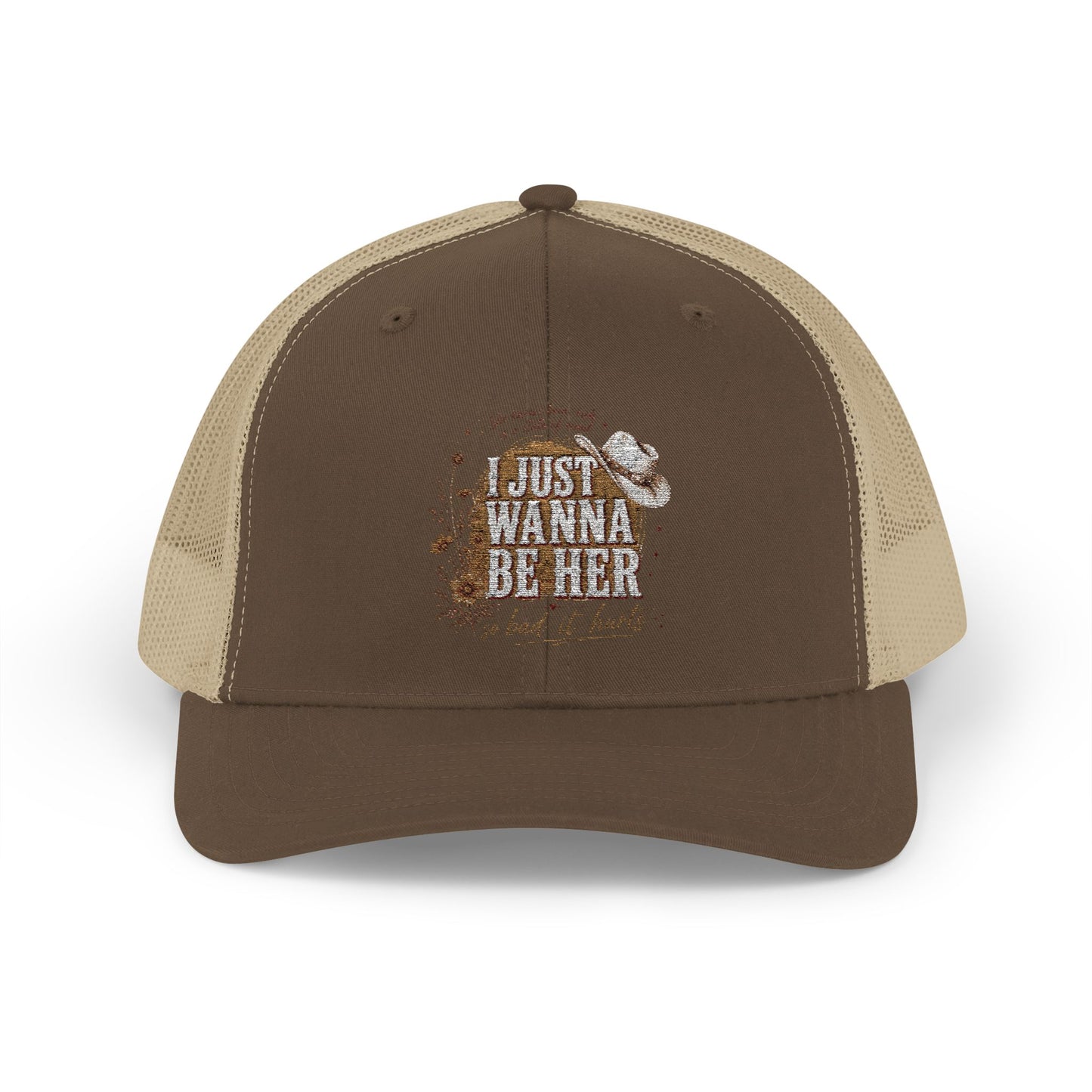 Rustic 'Just Wanna Be Her' Trucker Cap