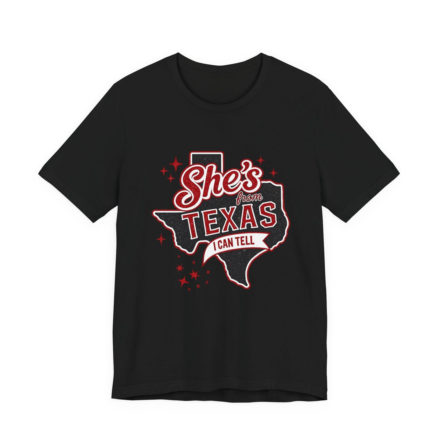 Red & Black “She’s From Texas” Tee