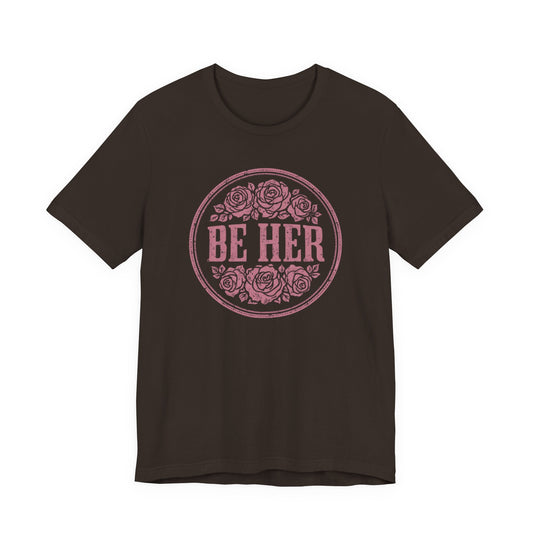 Be Her Floral Circle Tee