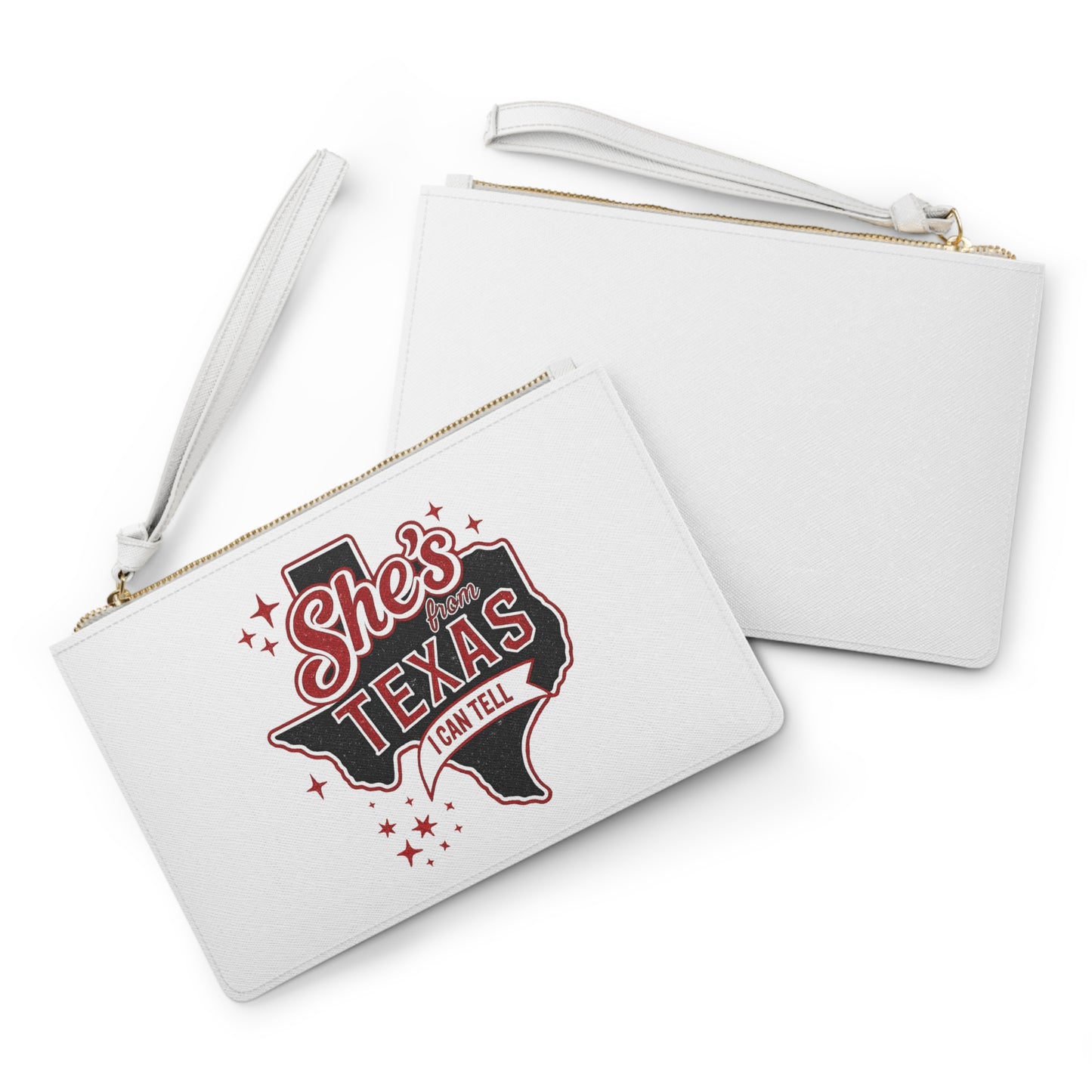 “She’s From Texas I Can Tell” Clutch Bag
