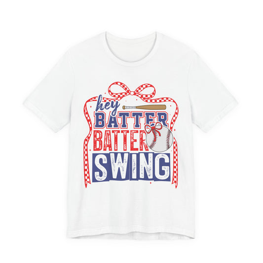 Hey Batter Batter Swing Baseball Tee
