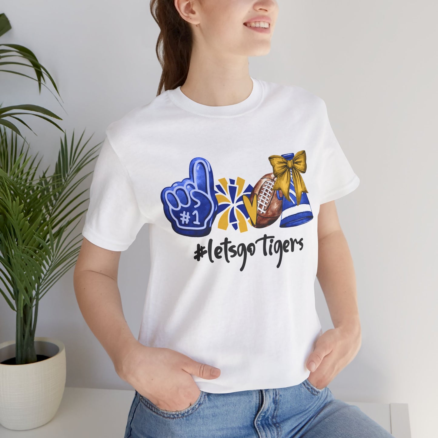 #letsgotigers Football Cheer Tee