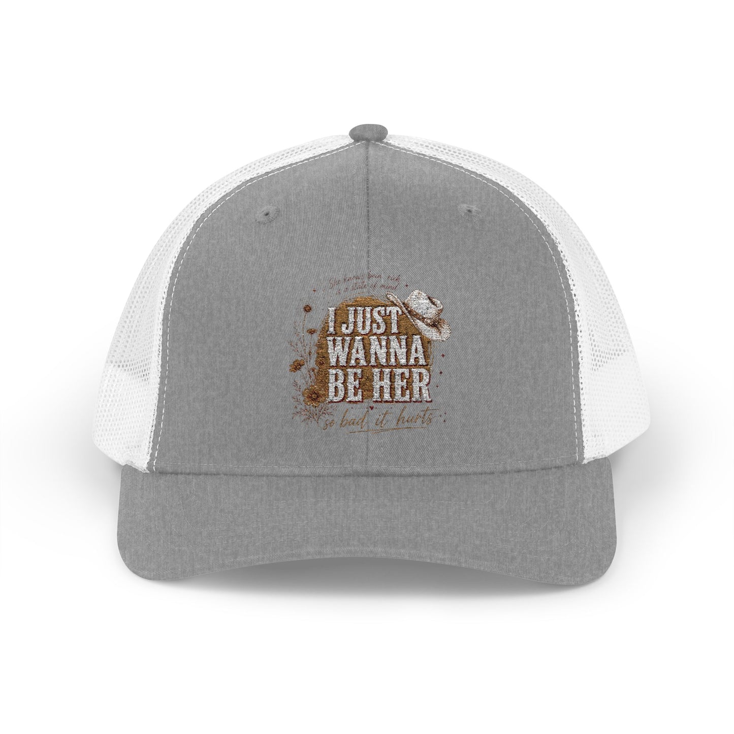 Rustic 'Just Wanna Be Her' Trucker Cap