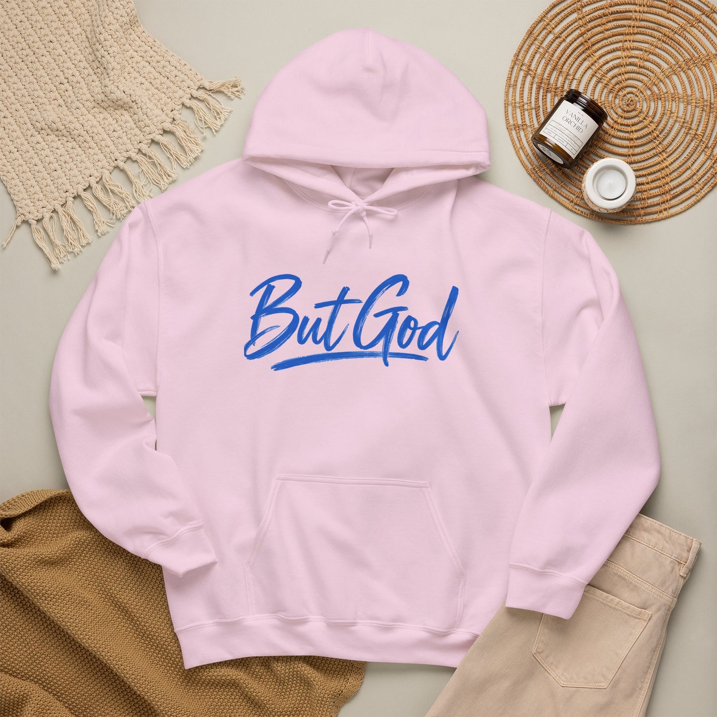 But God Hoodie - Blue