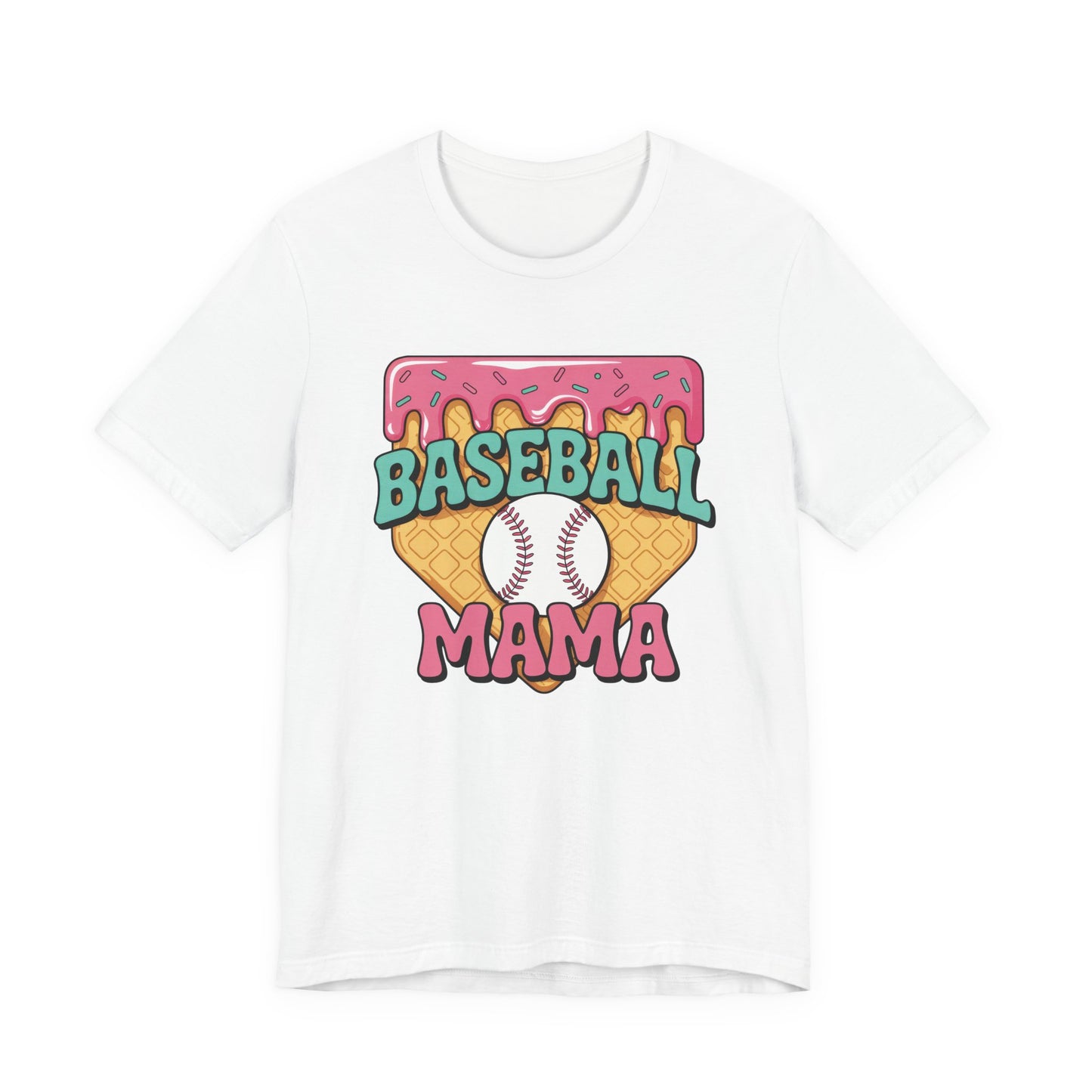 Ice Cream Cone Baseball Tee