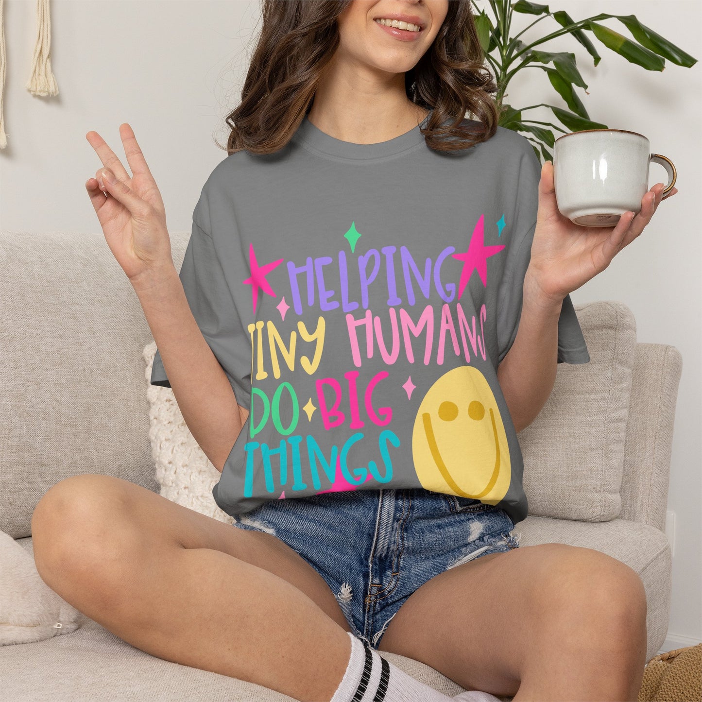 Helping Tiny Humans Do Big Things Tee