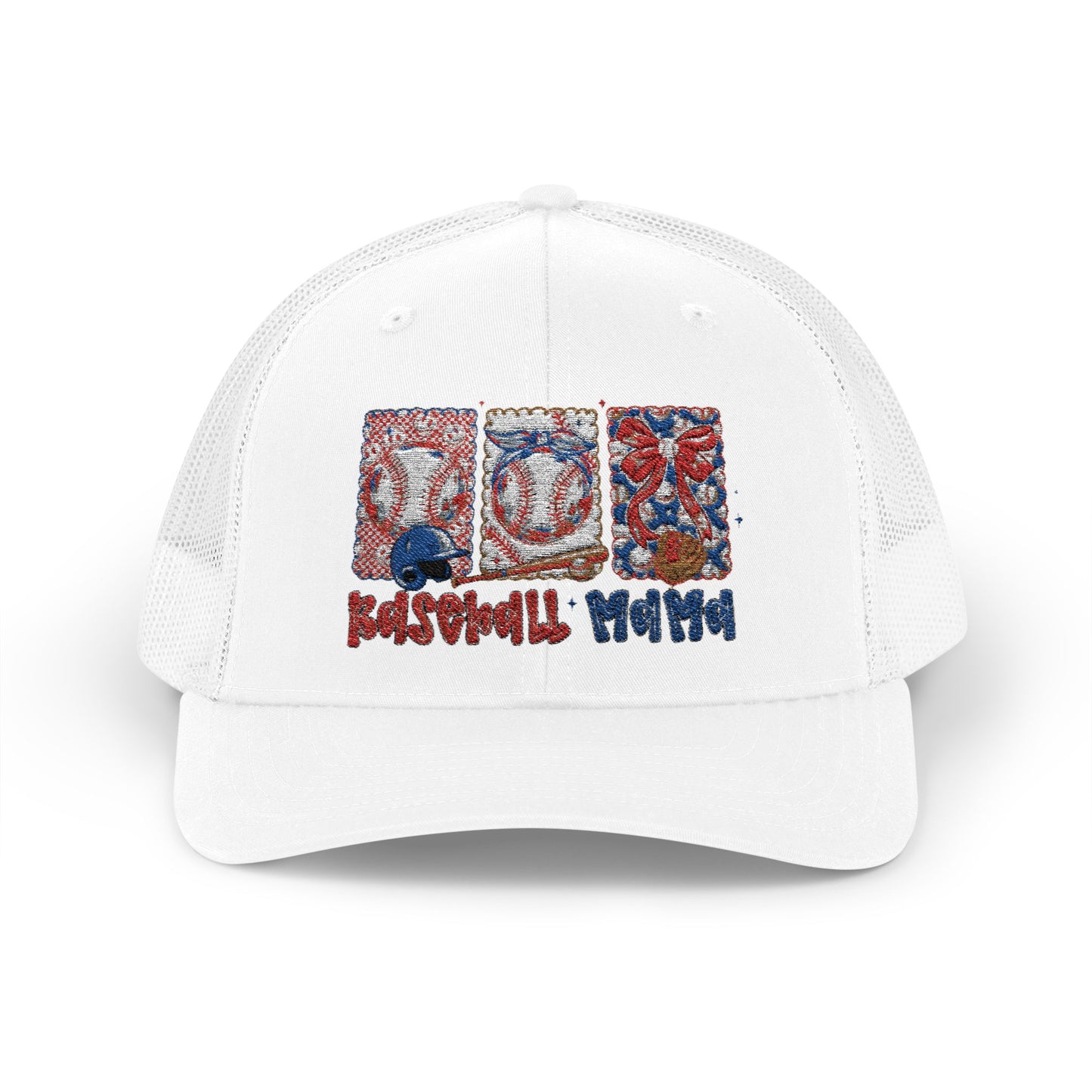 Sequin Baseball Mom Trucker Cap