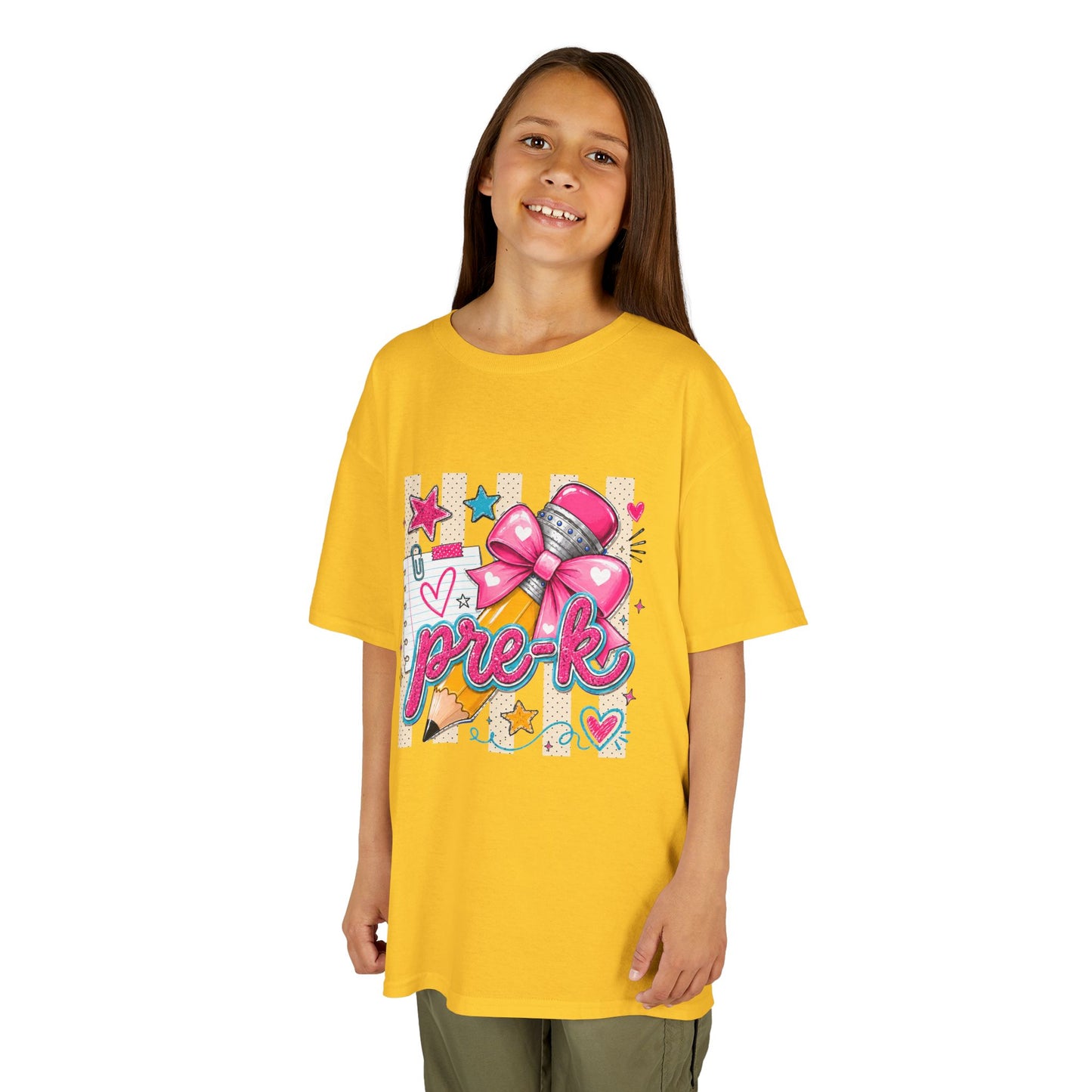 Pre-K Pink Bow Back-to-School Tee