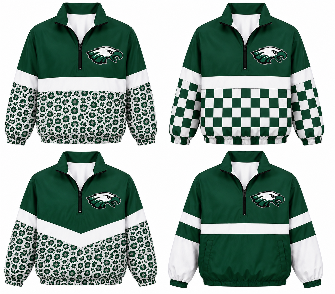Custom Team Spirit Quarter-Zip Windbreaker
