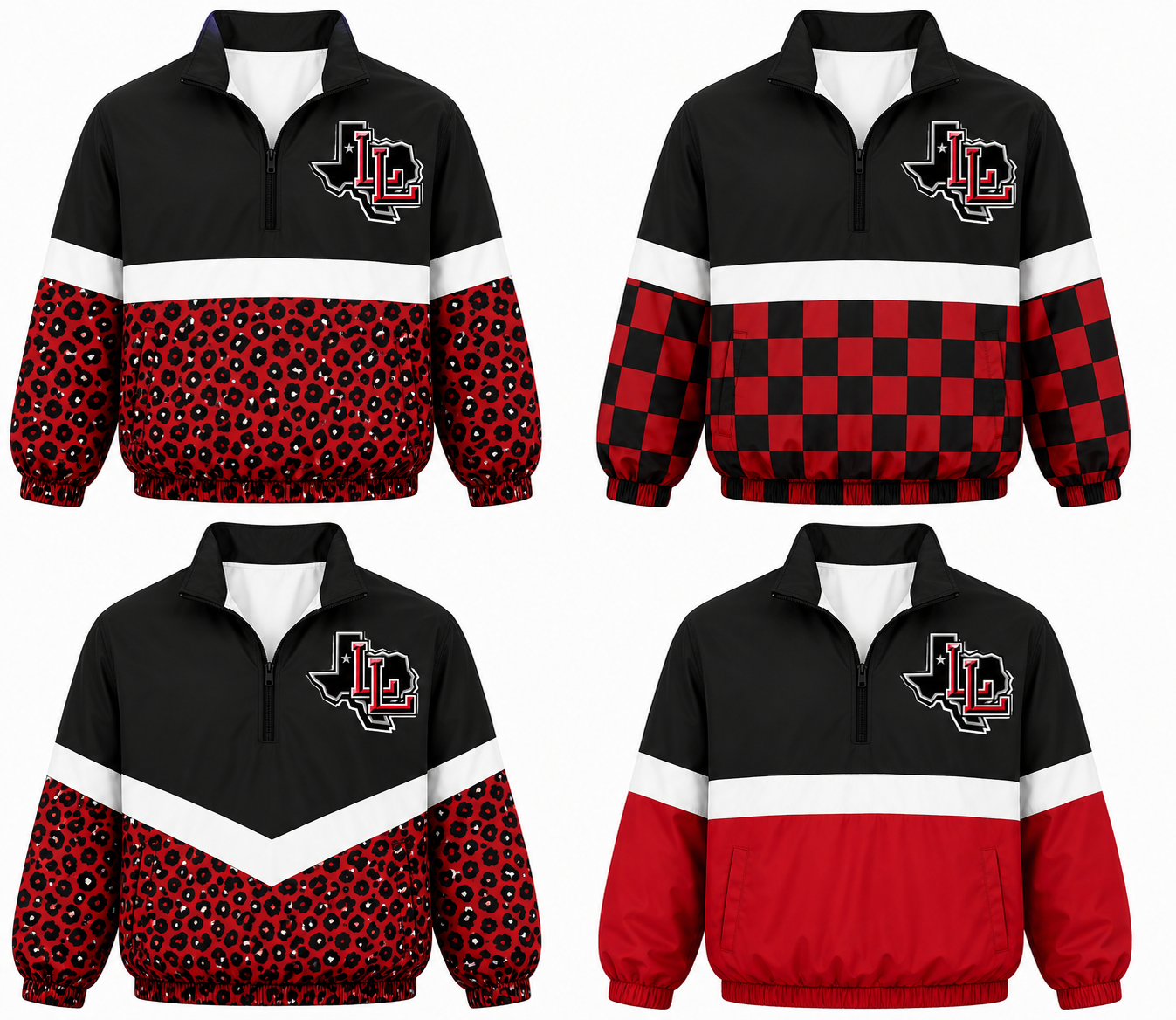 Custom Team Spirit Quarter-Zip Windbreaker