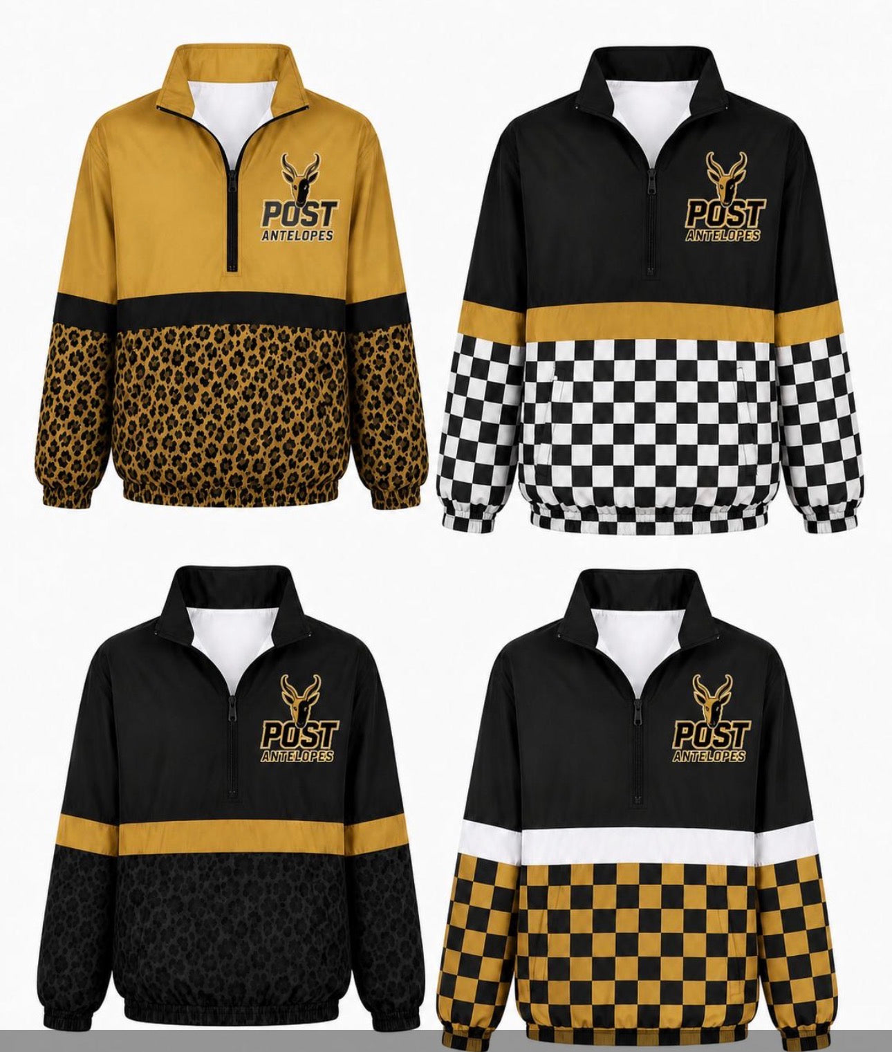 Custom Team Spirit Quarter-Zip Windbreaker