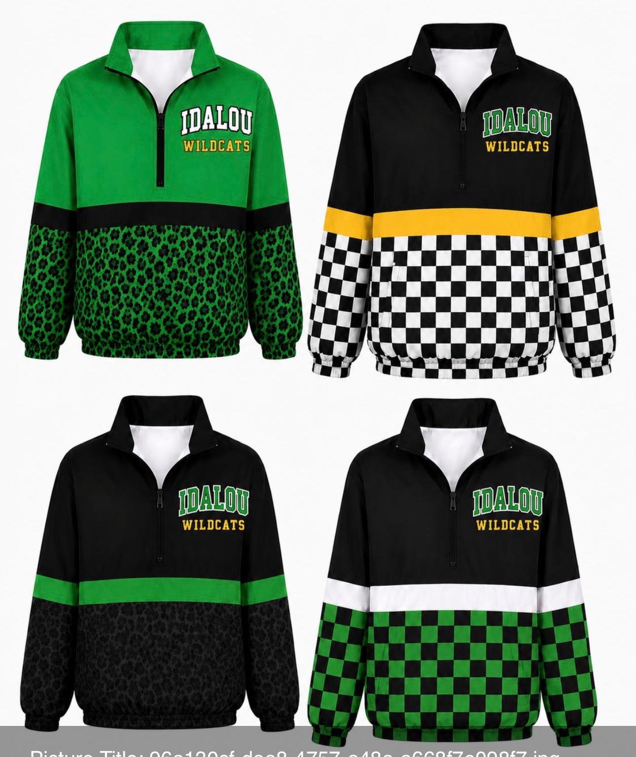 Custom Team Spirit Quarter-Zip Windbreaker