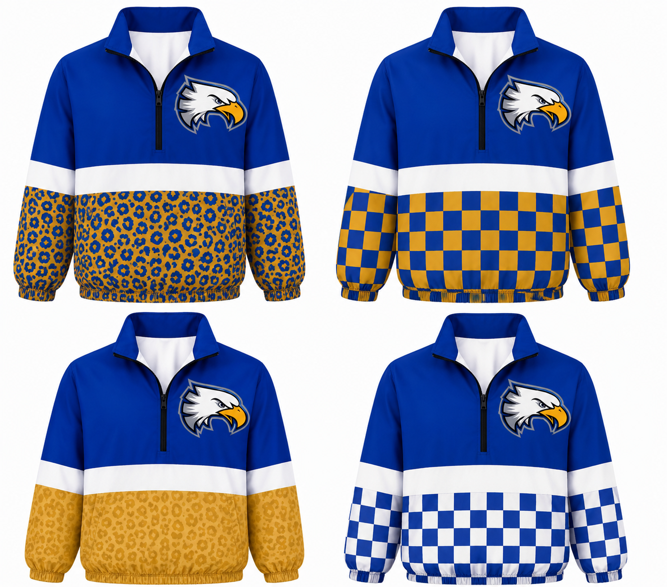 Custom Team Spirit Quarter-Zip Windbreaker