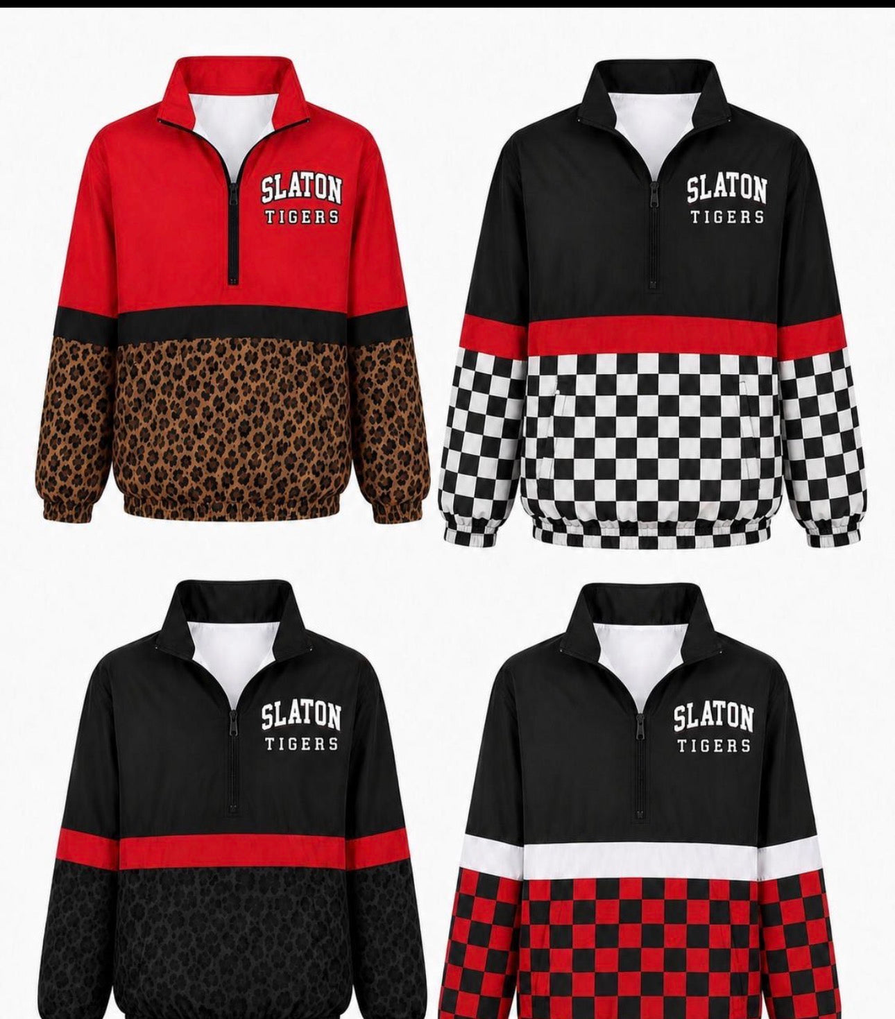 Custom Team Spirit Quarter-Zip Windbreaker