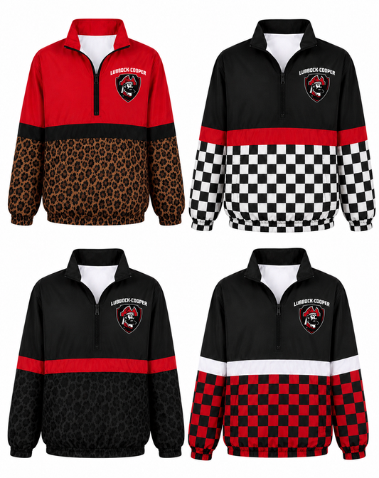 Custom Team Spirit Quarter-Zip Windbreaker